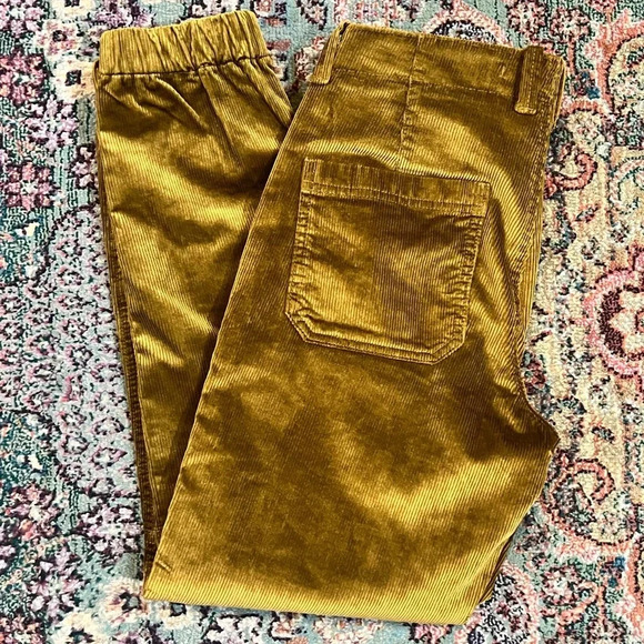 FINAL PRICE Banana Republic Golden Brown Corduroy Joggers - Picture 1 of 9